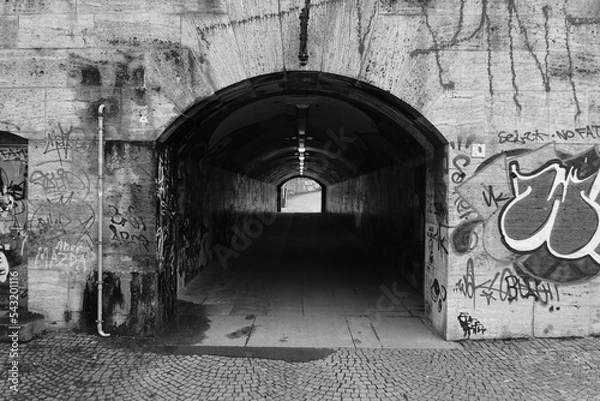 Obraz Graffiti tunnel 1