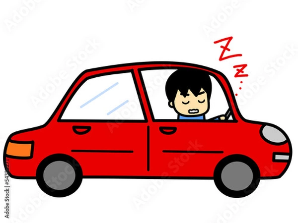 Obraz 居眠り運転