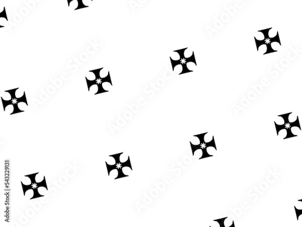 Fototapeta Ornament with elements of black and white colors.