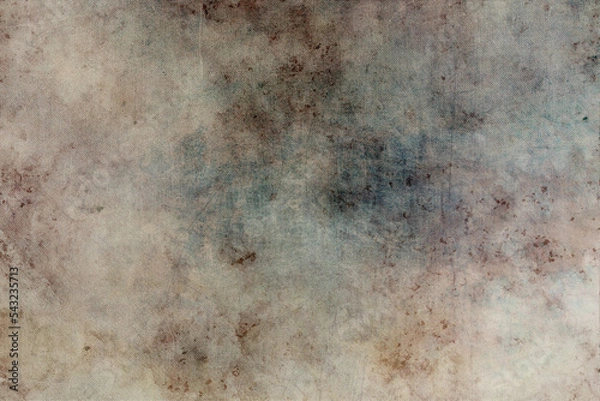 Obraz Vintage old canvas grunge dirty background texture blank, grey brown color