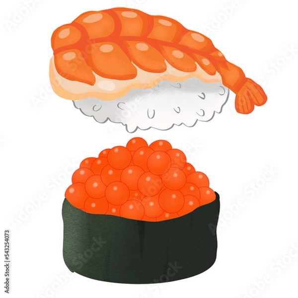 Obraz sushi with caviar