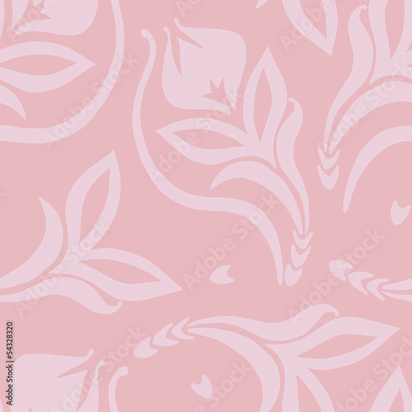 Fototapeta pink floral pattern