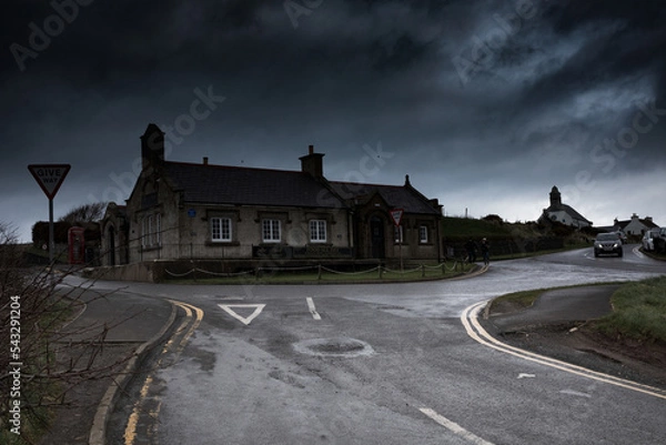 Obraz old house in the mountains