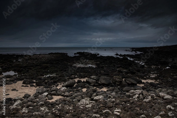 Obraz clouds over the sea