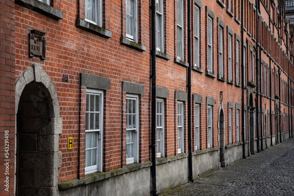 Obraz old brick building