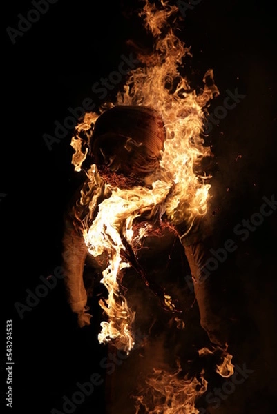 Obraz fire and smoke