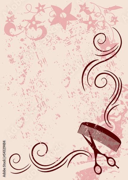 Obraz beauty salon vector background