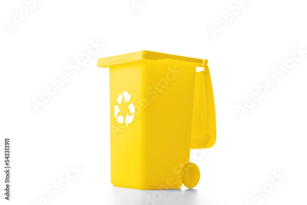 Fototapeta Bin icon. Container for disposal garbage waste and save environm