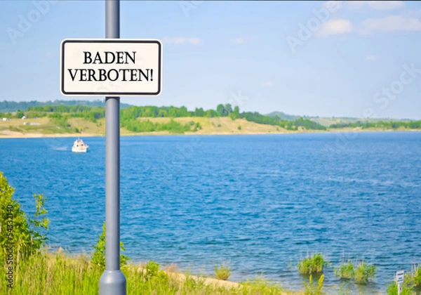 Fototapeta Baden Verboten!!