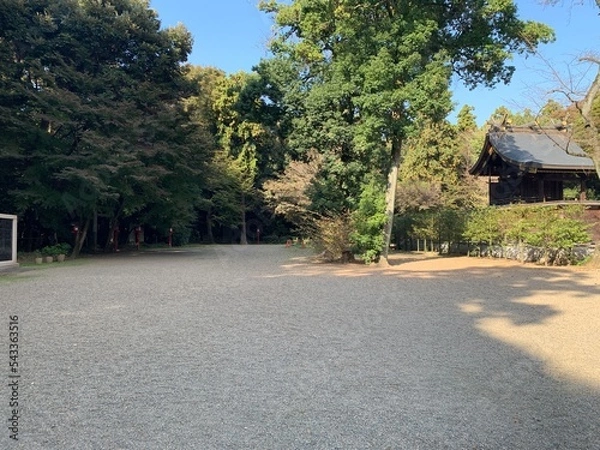Obraz 鷲宮神社の境内の景色