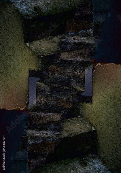 Obraz stairs in the cave