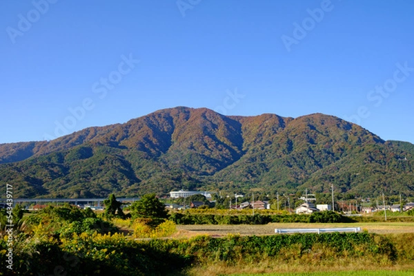 Obraz 福井県敦賀市　野坂山