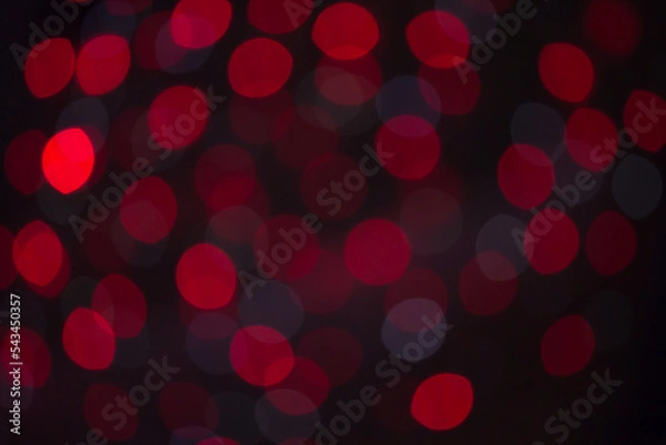Obraz red bokeh background