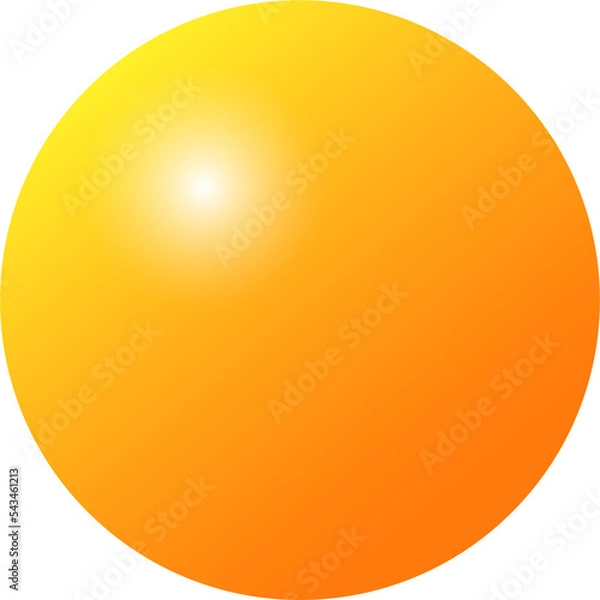 Obraz png picture yellow 3d balloon
