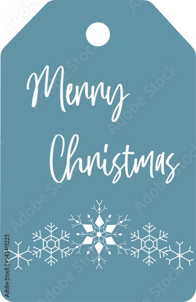 Obraz christmas gift tags with header
