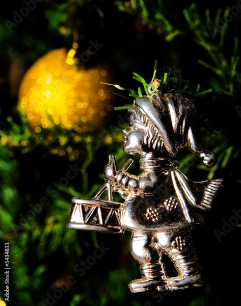 Obraz Xmas ball on Xmas tree