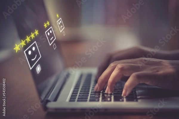 Fototapeta Surveys or Customer Satisfaction Research Quality Control Concepts and Suggestions