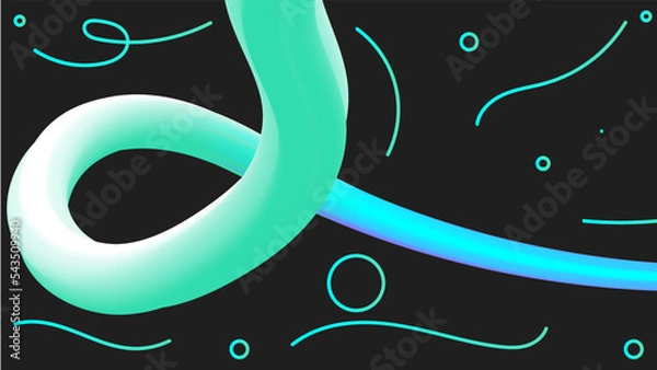 Obraz Abstract 3D Graphic