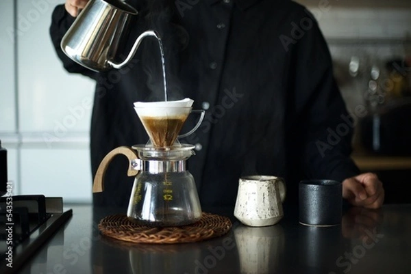 Obraz 家で楽しむハンドドリップコーヒー