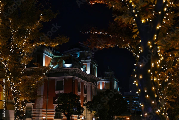 Obraz 中之島中央公会堂イルミネーション