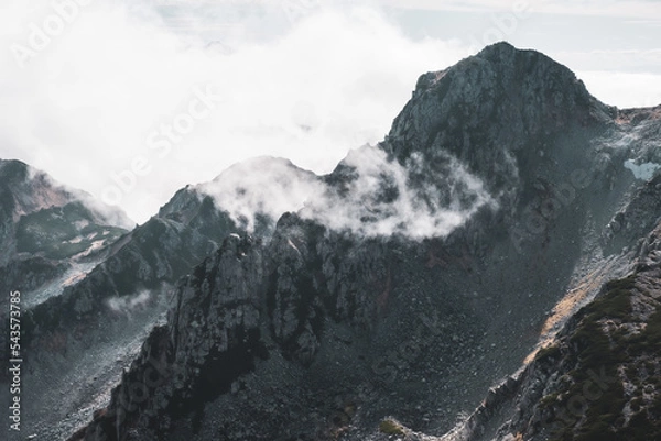 Fototapeta 秋の登山風景