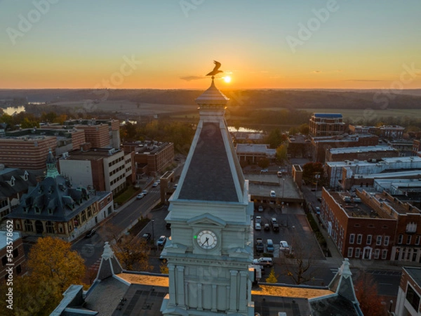 Obraz Clarksville Tennessee Aerial