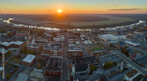 Obraz Clarksville Tennessee Aerial
