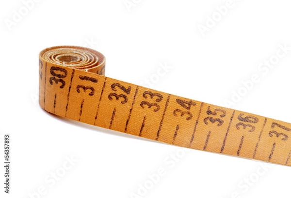 Fototapeta Measuring tape of the tailor