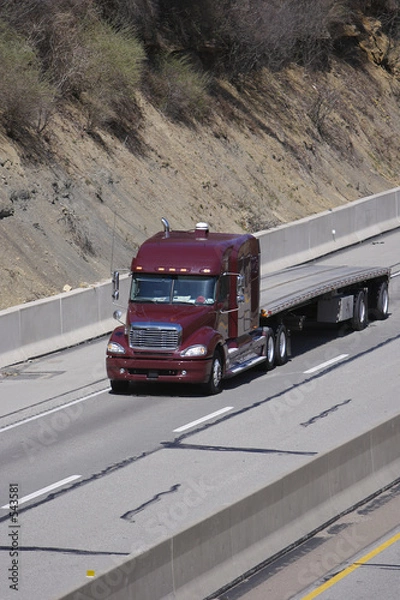 Obraz flat bed truck