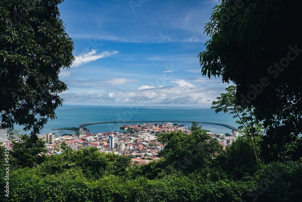 Fototapeta カスコビエホを見渡せるパナマシティ