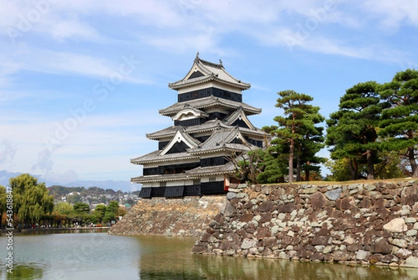 Fototapeta 長野県の国宝_松本城