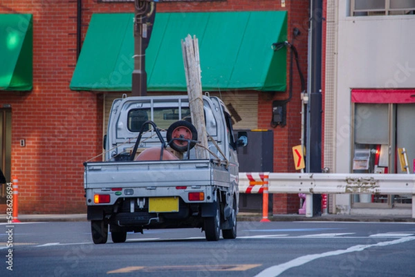 Obraz はたらく軽トラック