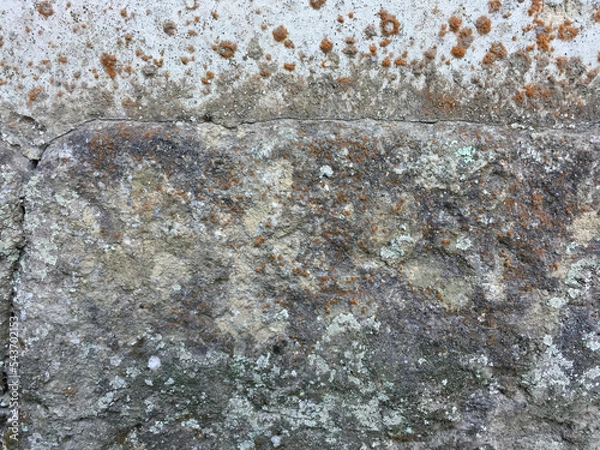 Obraz ひび割れた石の壁