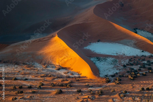 Obraz Namibia, Afrika, Wüste, Luftaufnahme