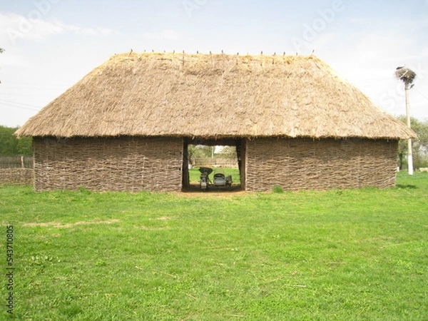 Obraz Thatching building