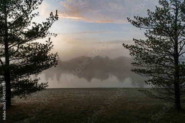 Obraz One Foggy morning