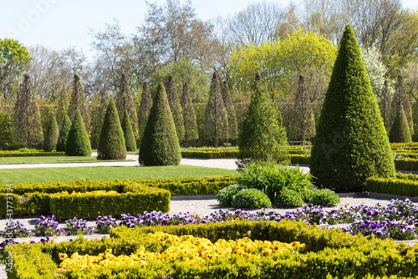 Obraz monastery in love garden eden