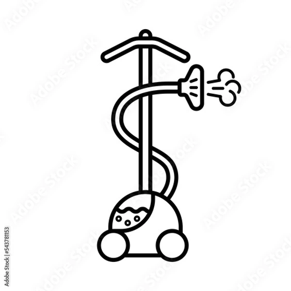 Obraz Outline vacuum cleaner icon vector