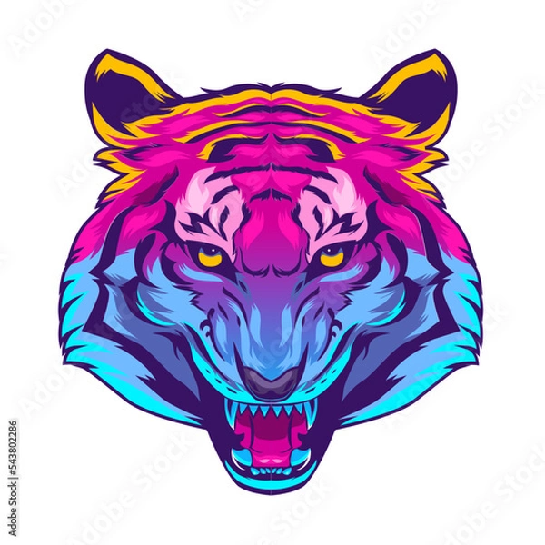 Obraz tiger illustration