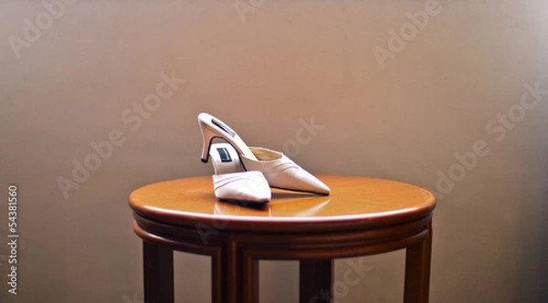 Obraz the beautiful bride shoes