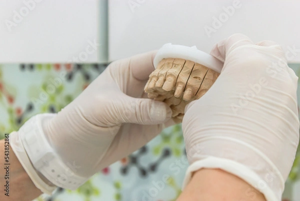 Fototapeta dentist  teeth mold
