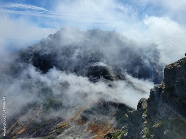 Obraz 雲まみれの大キレット