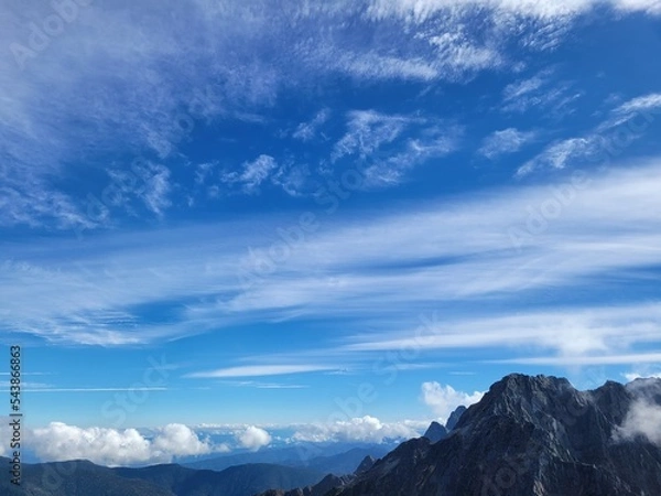 Obraz 北穂高岳と空
