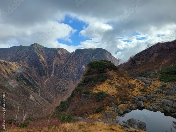 Obraz 晩秋の天狗池