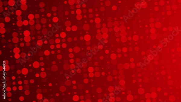 Obraz Abstract dot red pattern gradient texture technology background.