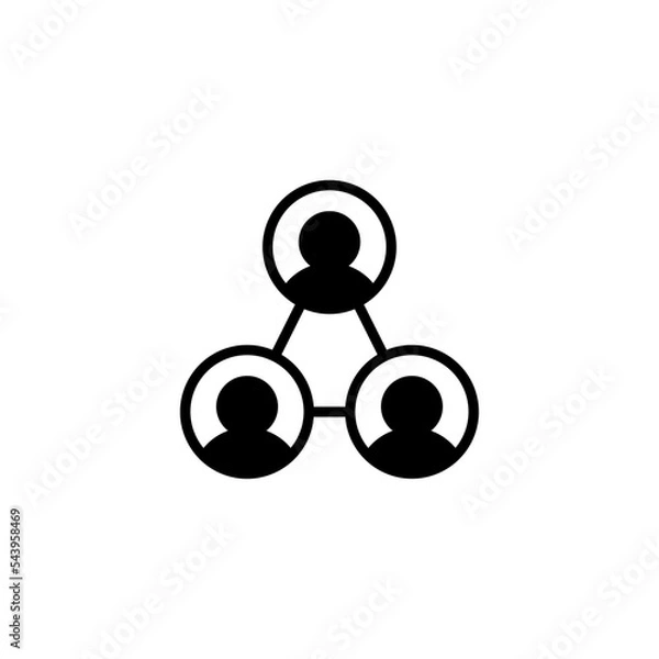 Fototapeta hierarchical structure icon
