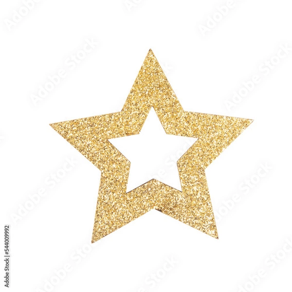 Fototapeta Christmas ornaments isolated on transparent background. Christmas set, isolated for design. Happy Christmas and New Year