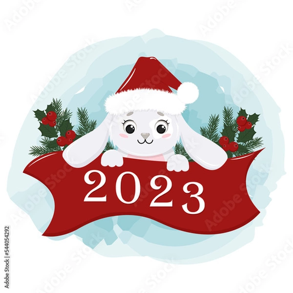 Obraz new year's rabbit