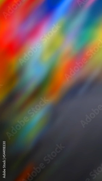 Obraz Abstract blurred background with various colors at the top, while at the bottom the gray color dominates.