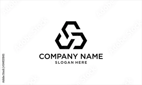 Fototapeta Letter CCC initial icon logo vector